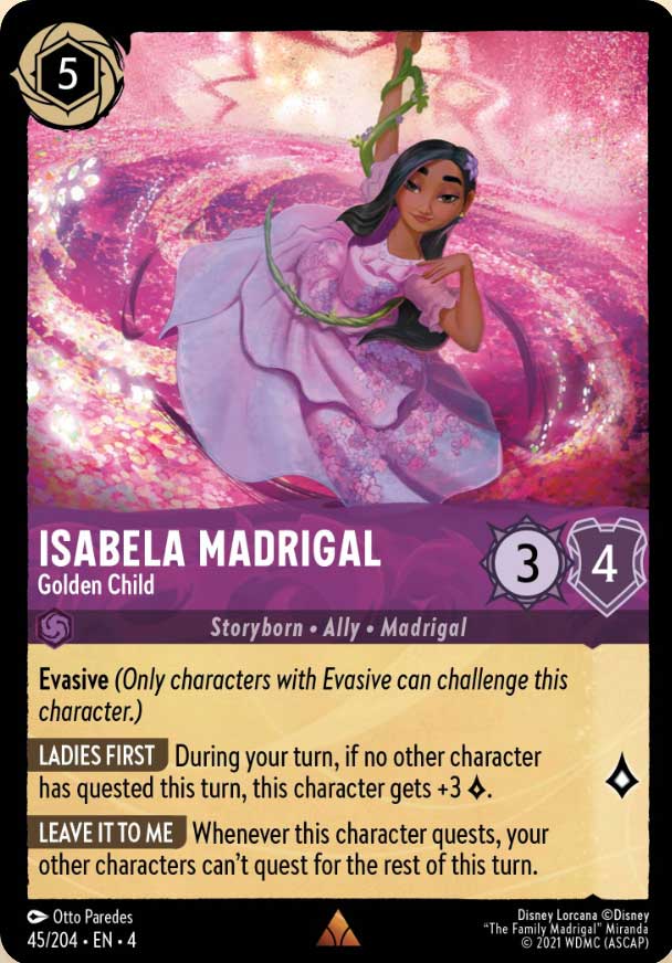 Disney Lorcana TCG: Isabela Madrigal, Golden Child