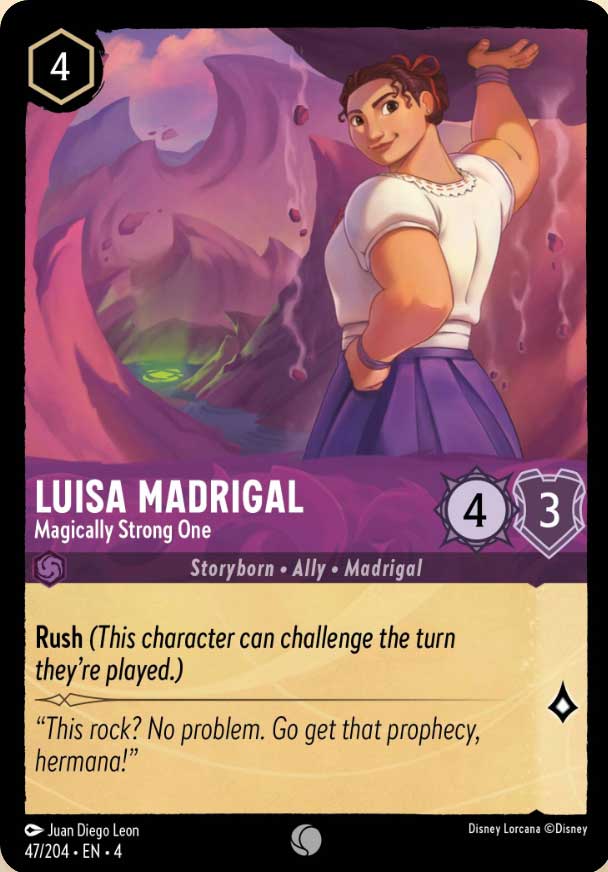 Disney Lorcana TCG: Luisa Madrigal, Magically Strong One