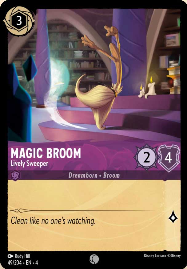 Disney Lorcana TCG: Magic Broom, Lively Sweeper