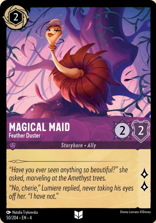 Disney Lorcana TCG: Magical Maid, Feather Duster