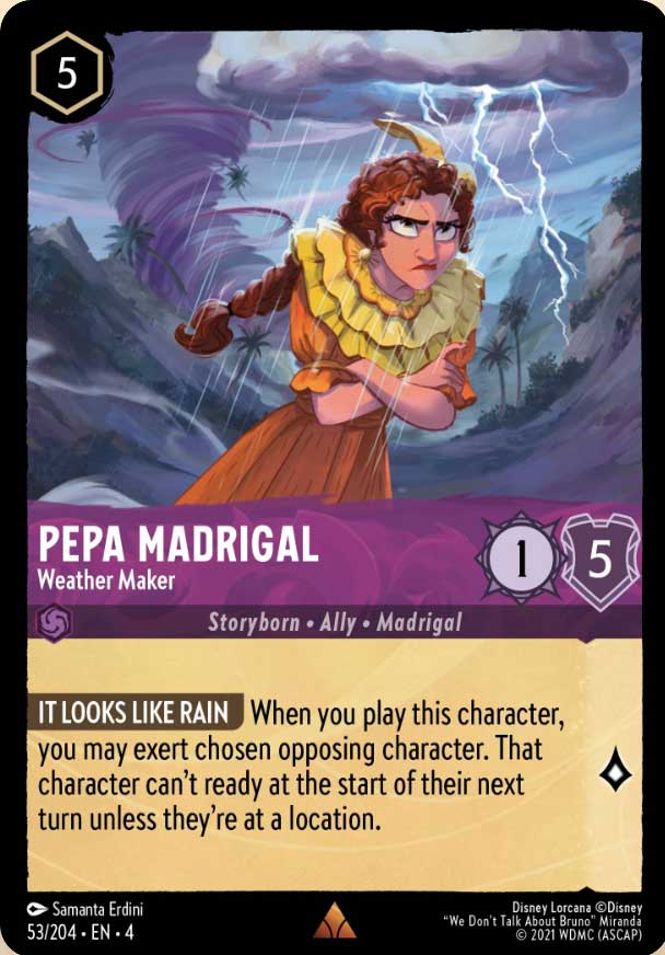 Disney Lorcana TCG: Pepa Madrigal, Weather Maker