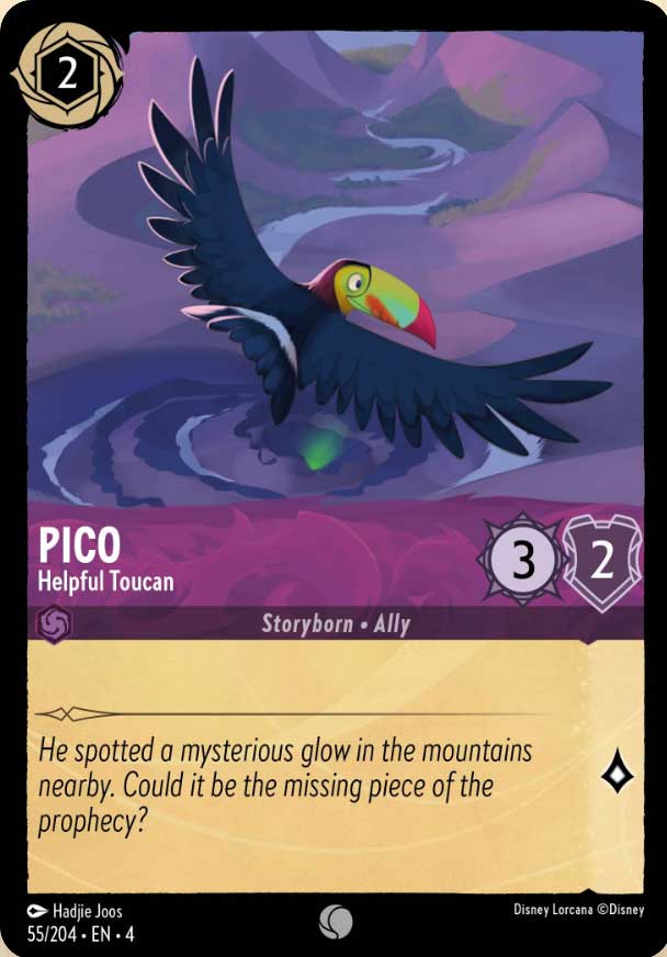 Disney Lorcana TCG: Pico, Helpful Toucan