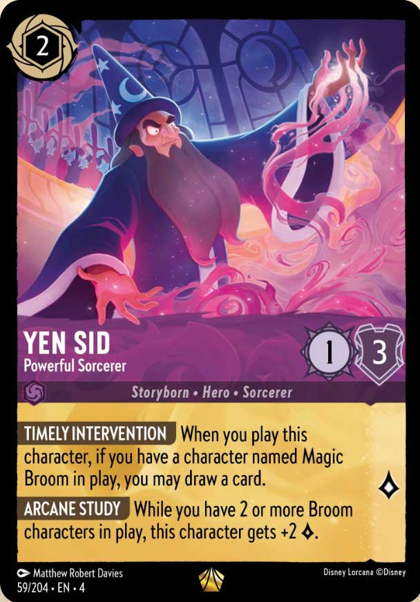 Disney Lorcana TCG: Yen Sid, Powerful Sorcerer