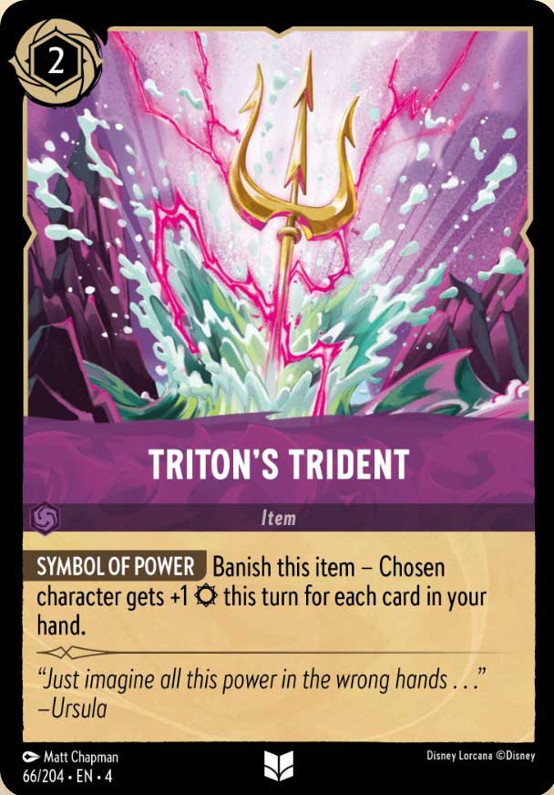 Disney Lorcana TCG: Triton's Trident