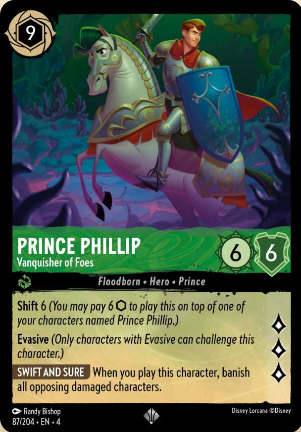 Disney Lorcana TCG: Prince Phillip, Vanquisher of Foes