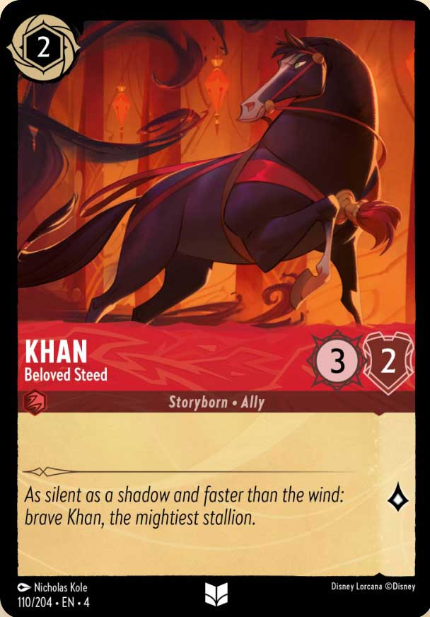 Disney Lorcana TCG: Khan, Beloved Steed