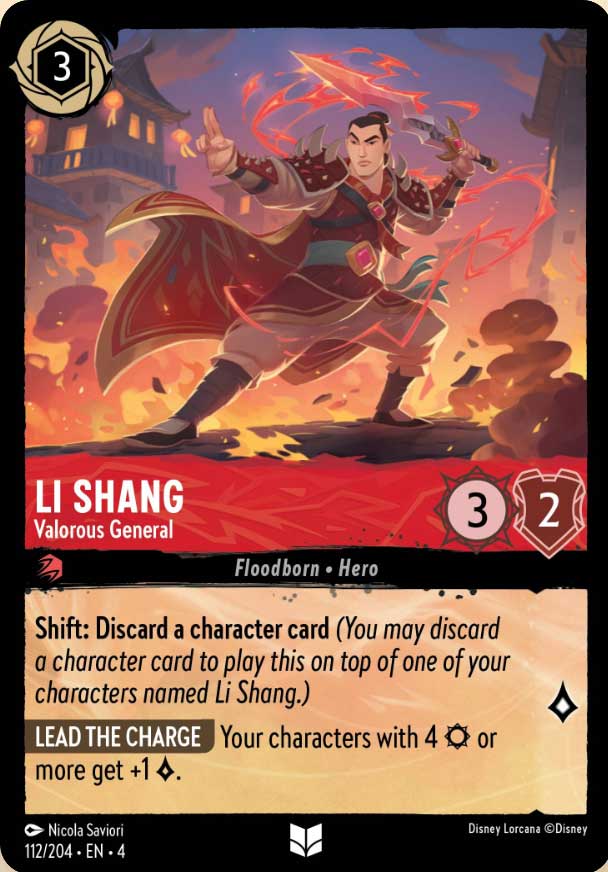 Disney Lorcana TCG: Li Shang, Valorous General