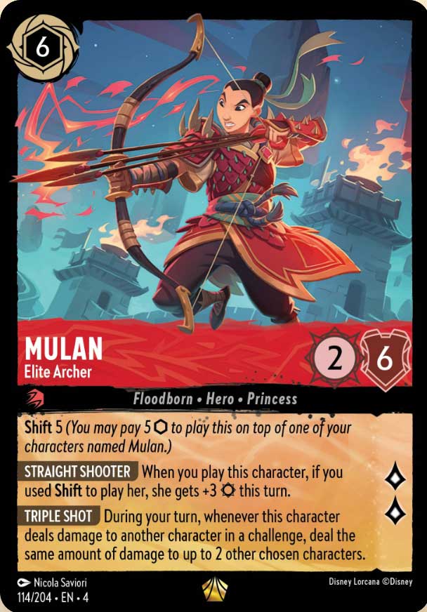 Disney Lorcana TCG: Mulan, Elite Archer