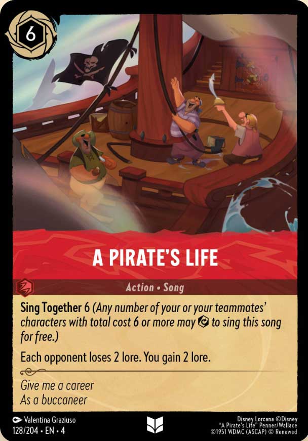 Disney Lorcana TCG: A Pirate's Life