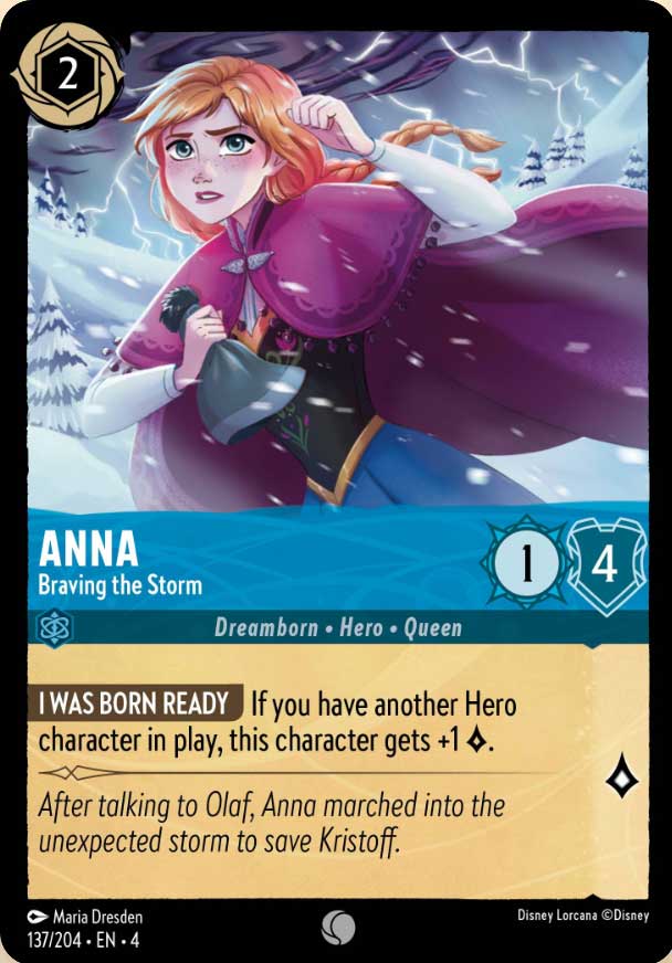 Disney Lorcana TCG: Anna, Braving the Storm