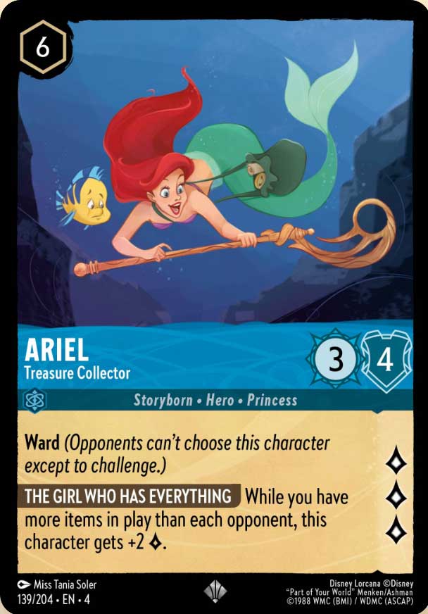 Disney Lorcana TCG: Ariel, Treasure Collector