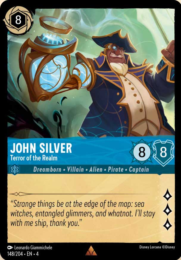 Disney Lorcana TCG: John Silver, Terror of the Realm