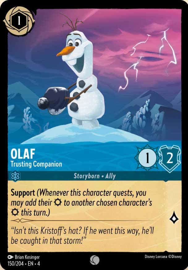 Disney Lorcana TCG: Olaf, Trusting Companion
