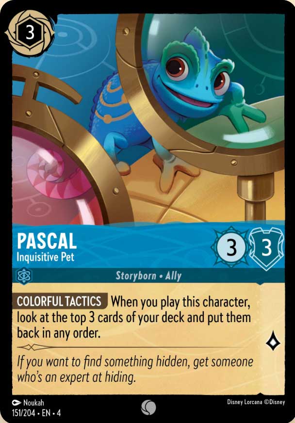 Disney Lorcana TCG: Pascal, Inquisitive Pet