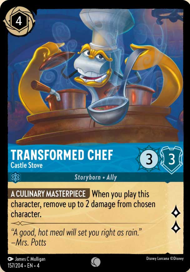 Disney Lorcana TCG: Transformed Chef, Castle Stove