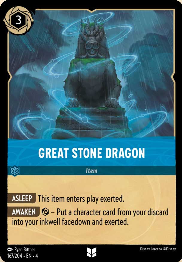 Disney Lorcana TCG: Great Stone Dragon