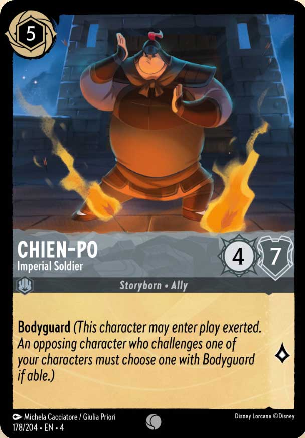 Disney Lorcana TCG: Chien-Po, Imperial Soldier