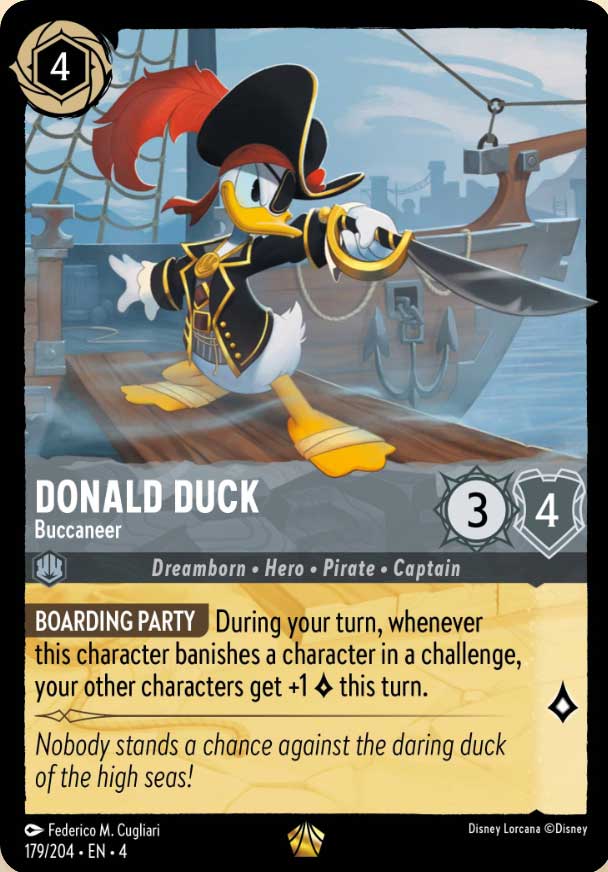 Disney Lorcana TCG: Donald Duck, Buccaneer