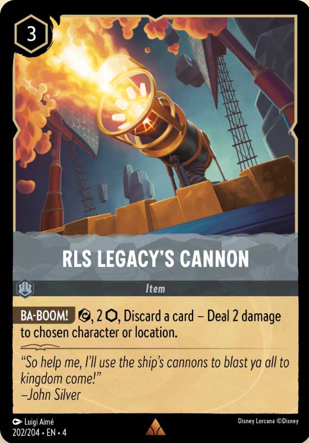 Disney Lorcana TCG: RLS Legacy's Cannon