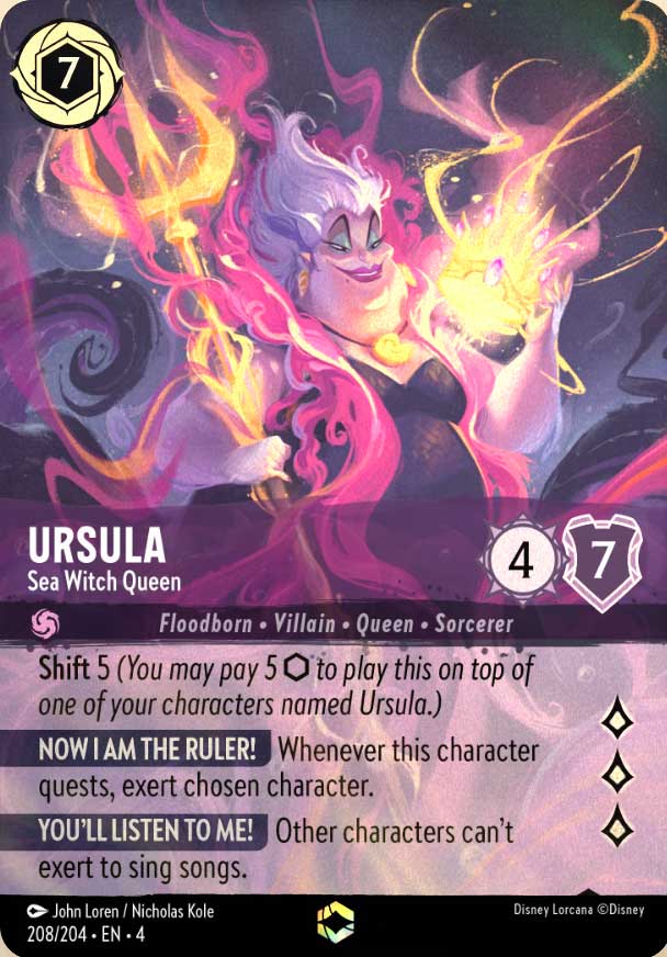 Disney Lorcana TCG: Ursula, Sea Witch Queen