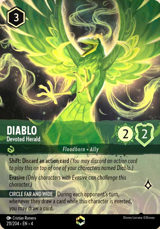 Disney Lorcana TCG: Diablo, Devoted Herald