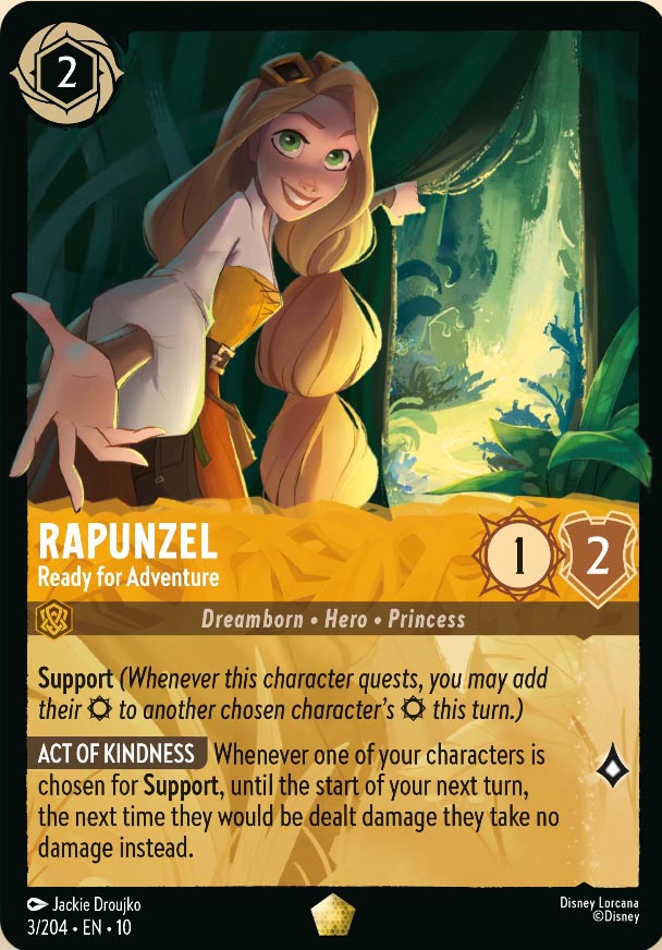 Disney Lorcana TCG: Rapunzel, Ready for Adventure