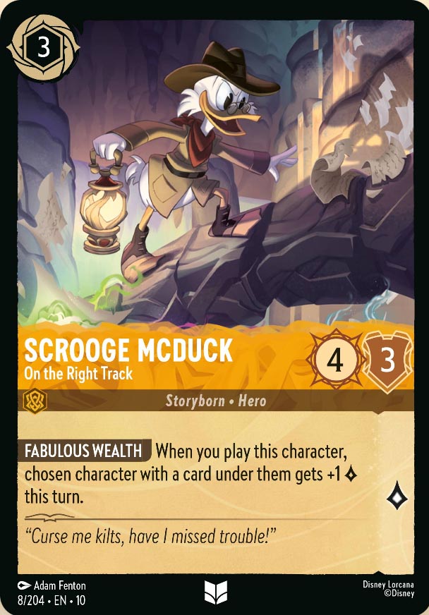 Disney Lorcana TCG: Scrooge McDuck, On the Right Track