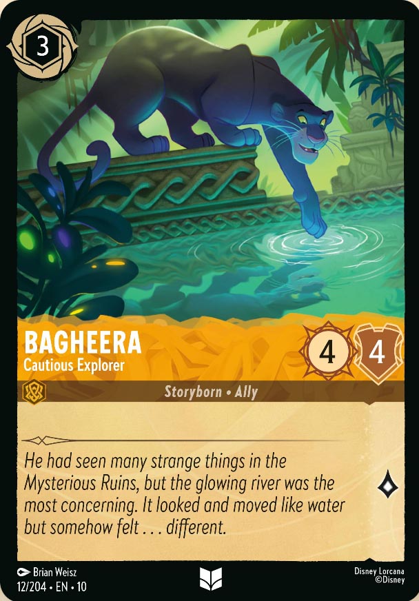 Disney Lorcana TCG: Bagheera, Cautious Explorer