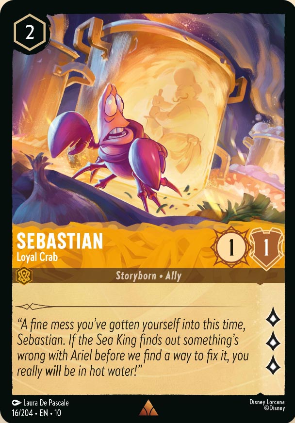 Disney Lorcana TCG: Sebastian, Loyal Crab