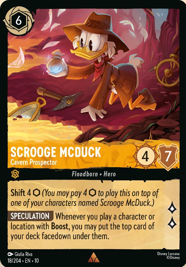 Disney Lorcana TCG: Scrooge McDuck, Cavern Prospector