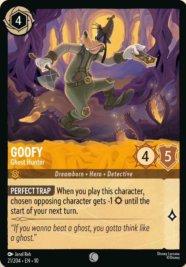 Disney Lorcana TCG: Goofy, Ghost Hunter
