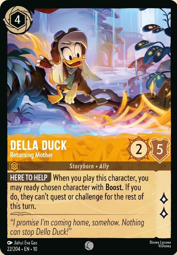 Disney Lorcana TCG: Della Duck, Returning Mother