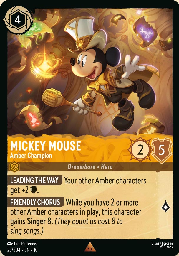 Disney Lorcana TCG: Mickey Mouse, Amber Champion