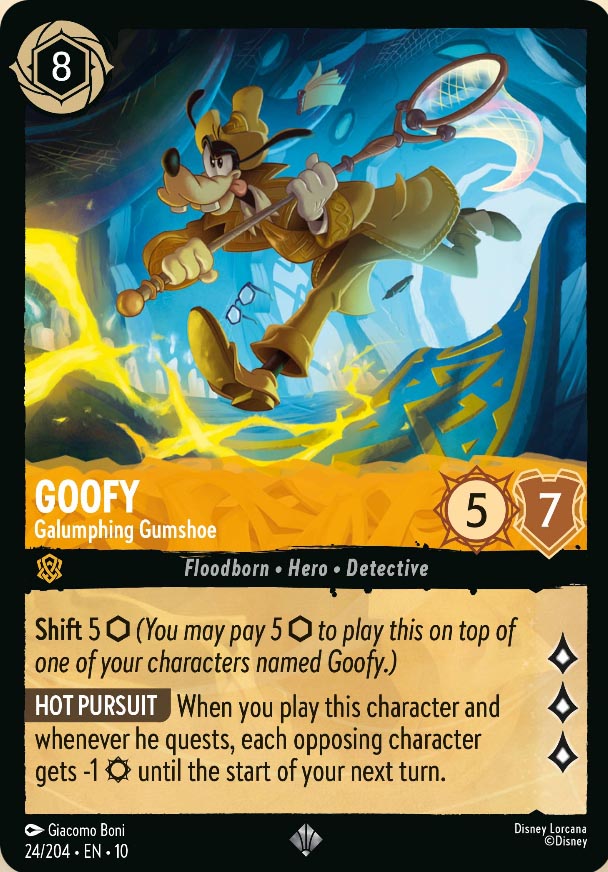 Disney Lorcana TCG: Goofy, Galumphing Gumshoe