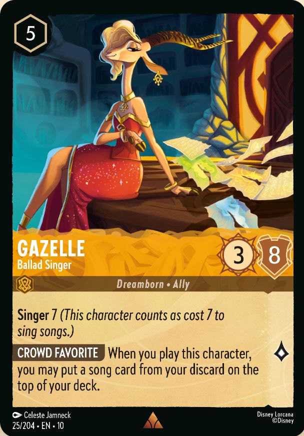 Disney Lorcana TCG: Gazelle, Ballad Singer