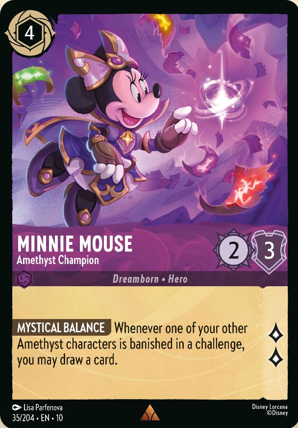 Disney Lorcana TCG: Minnie Mouse, Amethyst Champion