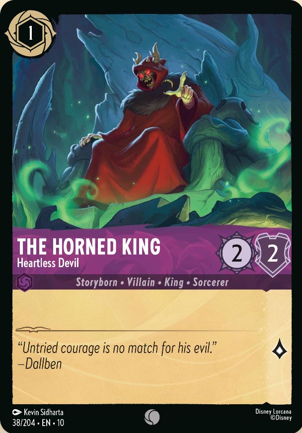 Disney Lorcana TCG: The Horned King, Heartless Devil