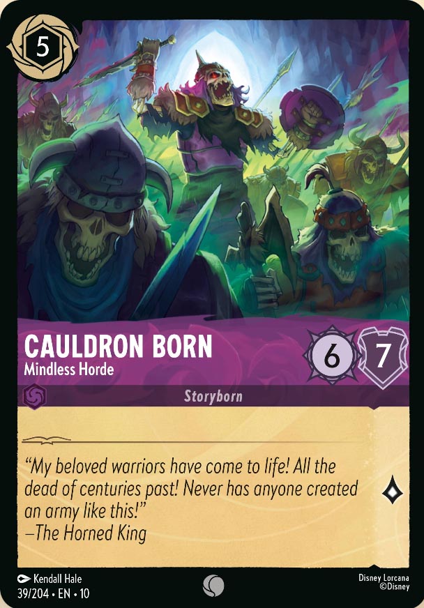Disney Lorcana TCG: Cauldron Born, Mindless Horde
