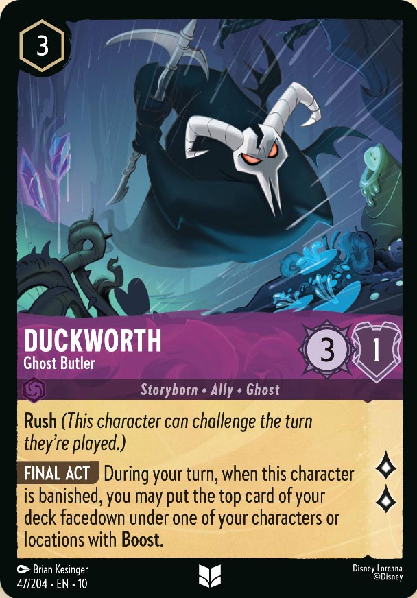 Disney Lorcana TCG: Duckworth, Ghost Butler