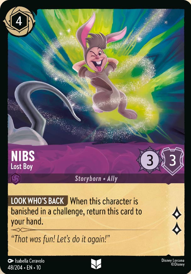 Disney Lorcana TCG: Nibs, Lost Boy