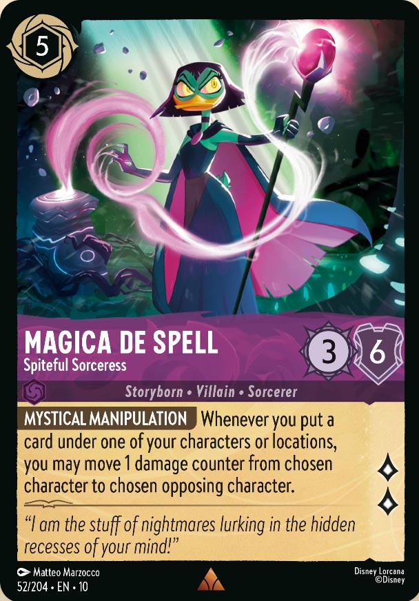 Disney Lorcana TCG: Magica De Spell, Spiteful Sorceress
