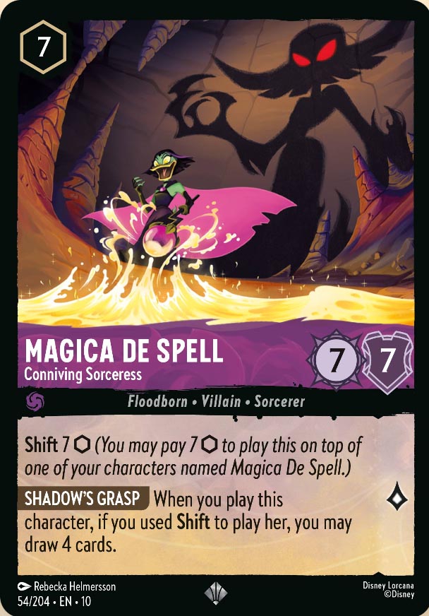 Disney Lorcana TCG: Magica De Spell, Conniving Sorceress
