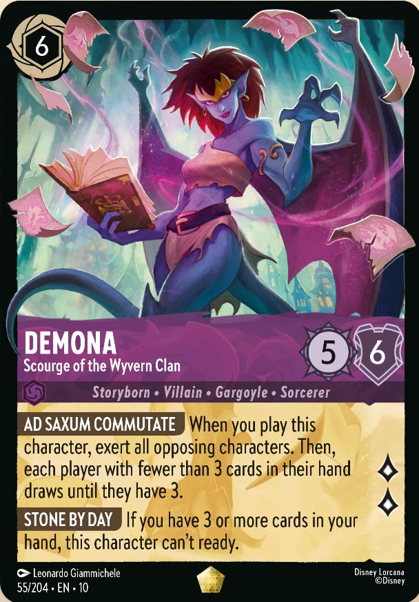 Disney Lorcana TCG: Demona, Scourge of the Wyvern Clan
