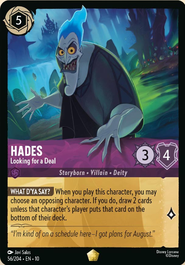 Disney Lorcana TCG: Hades, Looking for a Deal