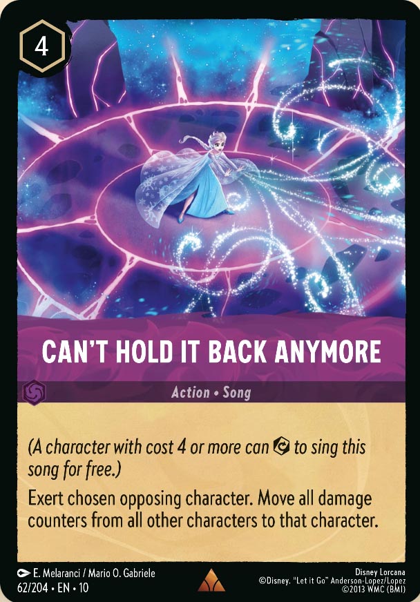 Disney Lorcana TCG: Can't Hold It Back Anymore