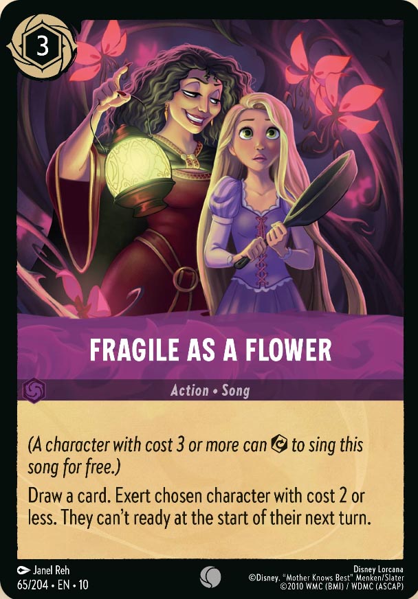 Disney Lorcana TCG: Fragile As A Flower
