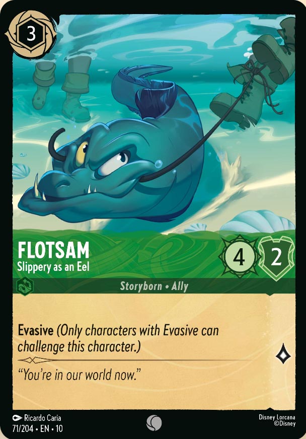 Disney Lorcana TCG: Flotsam, Slippery as an Eel
