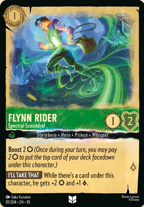 Disney Lorcana TCG: Flynn Rider, Spectral Scoundrel