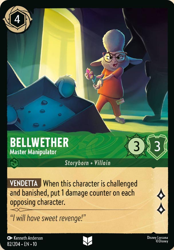 Disney Lorcana TCG: Bellwether, Master Manipulator