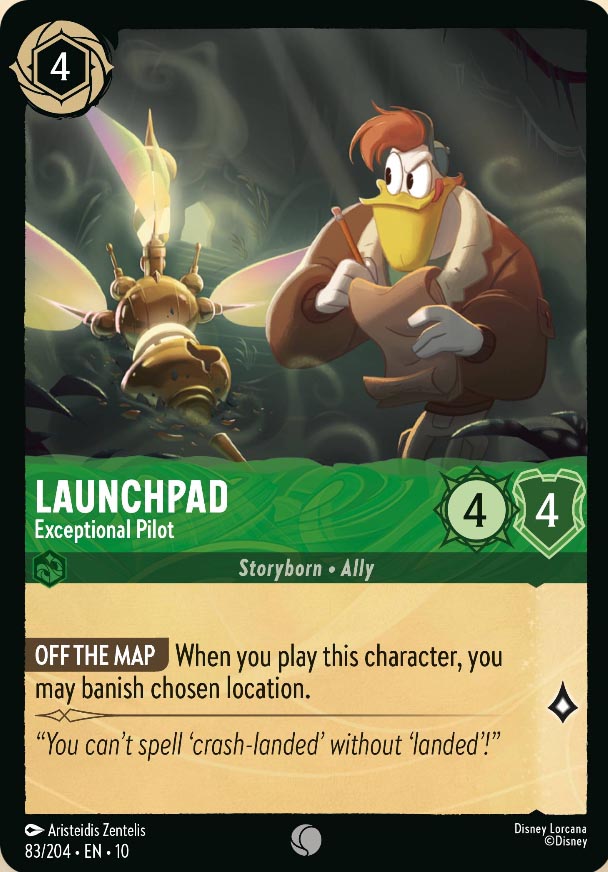 Disney Lorcana TCG: Launchpad, Exceptional Pilot